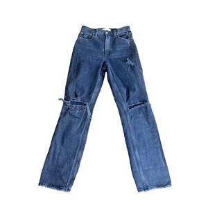 Abercrombie & Fitch Womens 90s Straight Ultra Hight Rise Denim Size 26 2R G0786